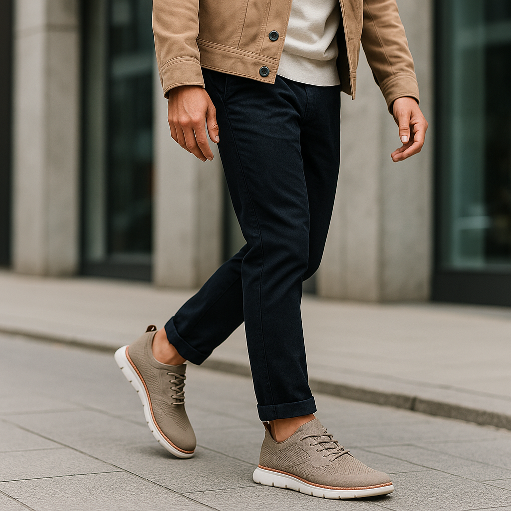 Urban Sneakers for Men – Breathable Knit & Orthopedic