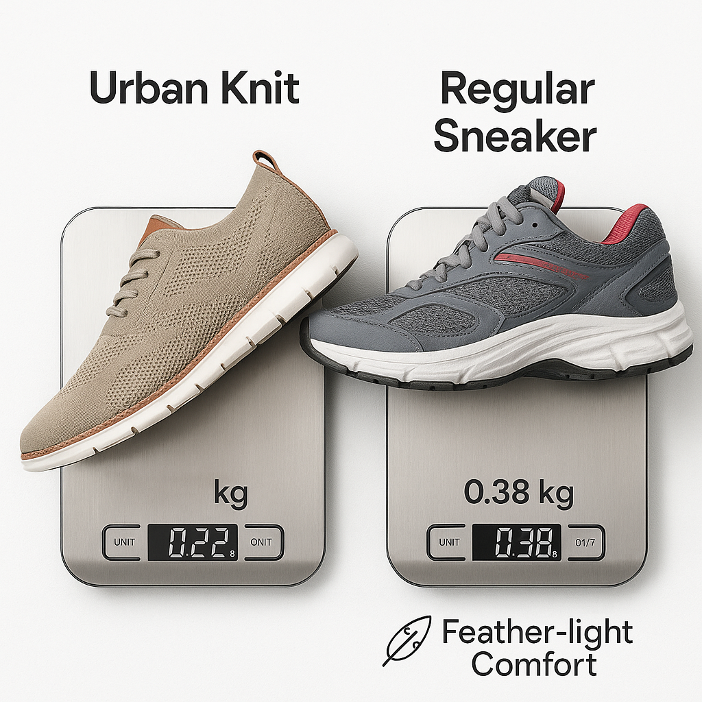 Urban Sneakers for Men – Breathable Knit & Orthopedic