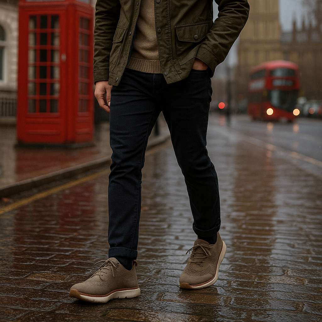 Urban Sneakers for Men – Breathable Knit & Orthopedic